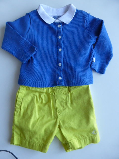 Petit Bateau ensemble short gilet body jacadi 6 mois 14 Rueil-Malmaison (92)