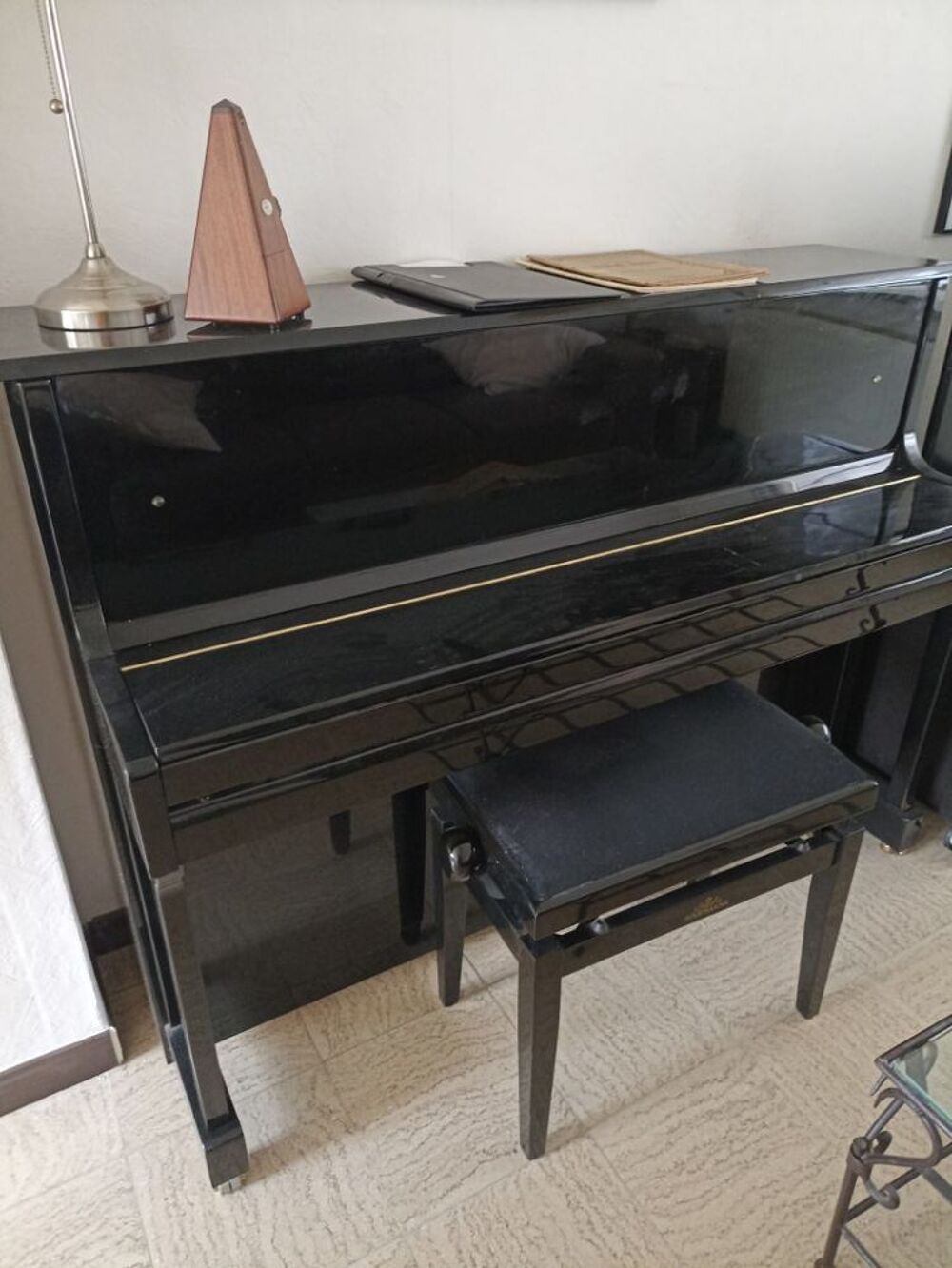 OCCASION PIANO HARTMANN + SIEGE REGLABLE (prix &agrave; d&eacute;battre) Instruments de musique