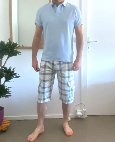 Polo et bermuda homme - taille S 16 Nantes (44)