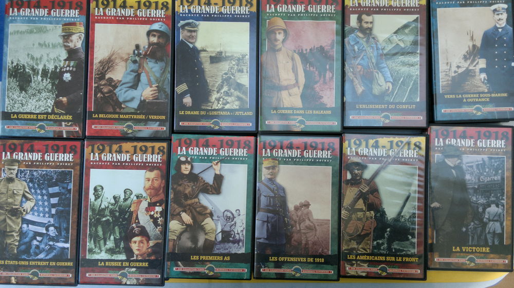 cassettes VHS la grande guerre 14-18 Photos/Video/TV