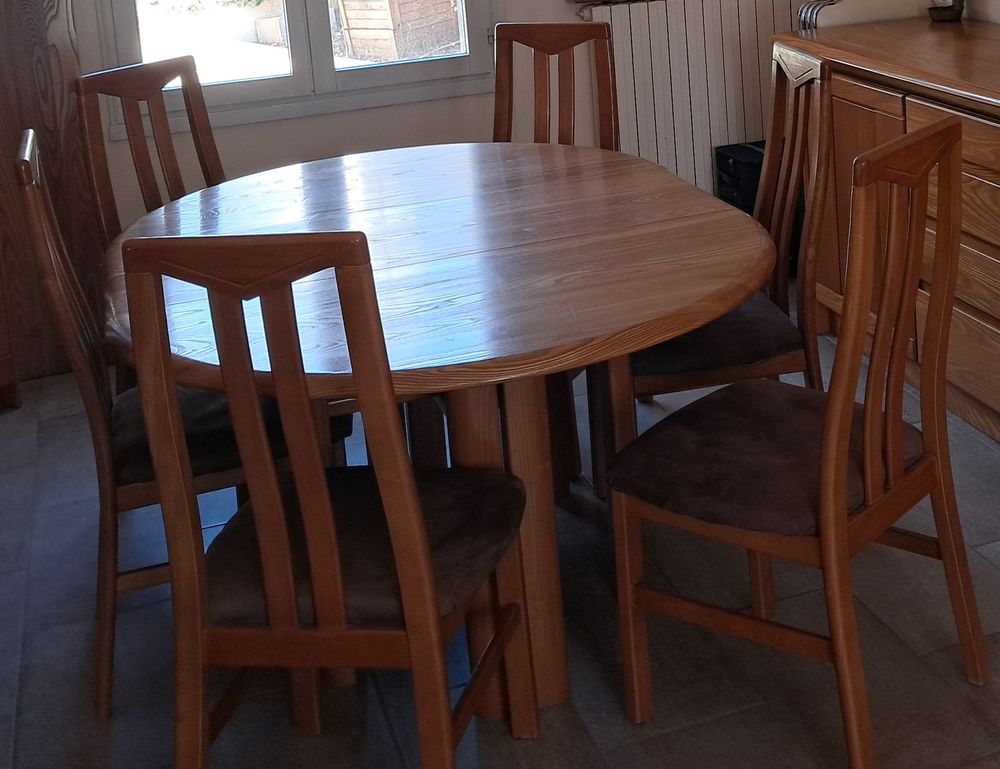 Salle &agrave; manger en orme massif Meubles