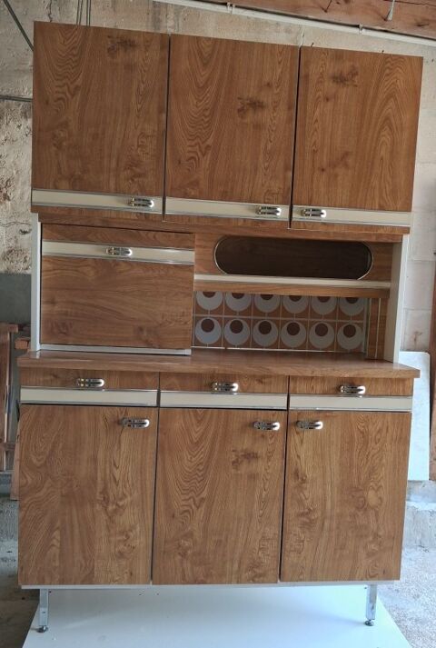 BUFFET DE CUISINE VINTAGE EN FORMICA 110 Bassevelle (77)