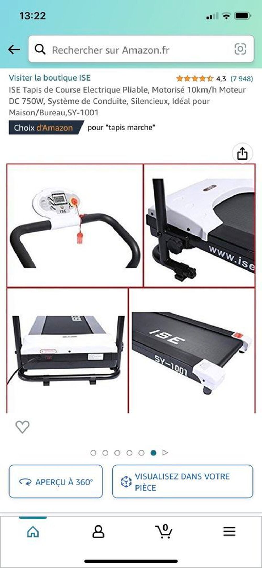 tapis de course &eacute;lectrique Sports