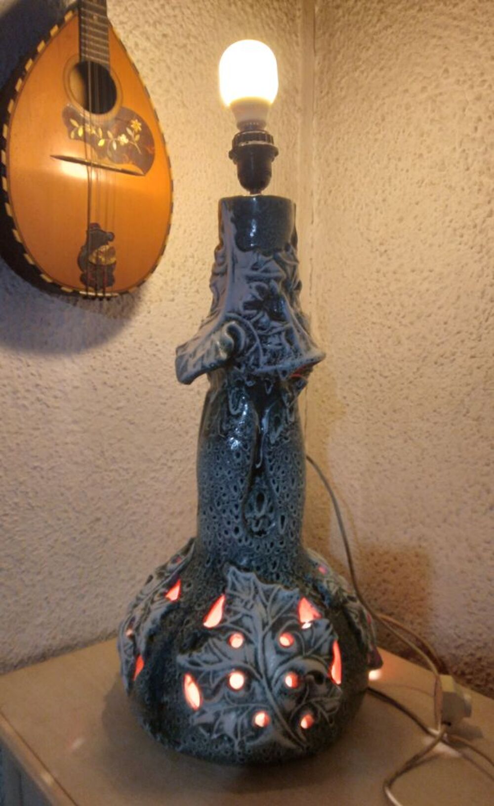 Lampe Vintage en c&eacute;ramique Décoration