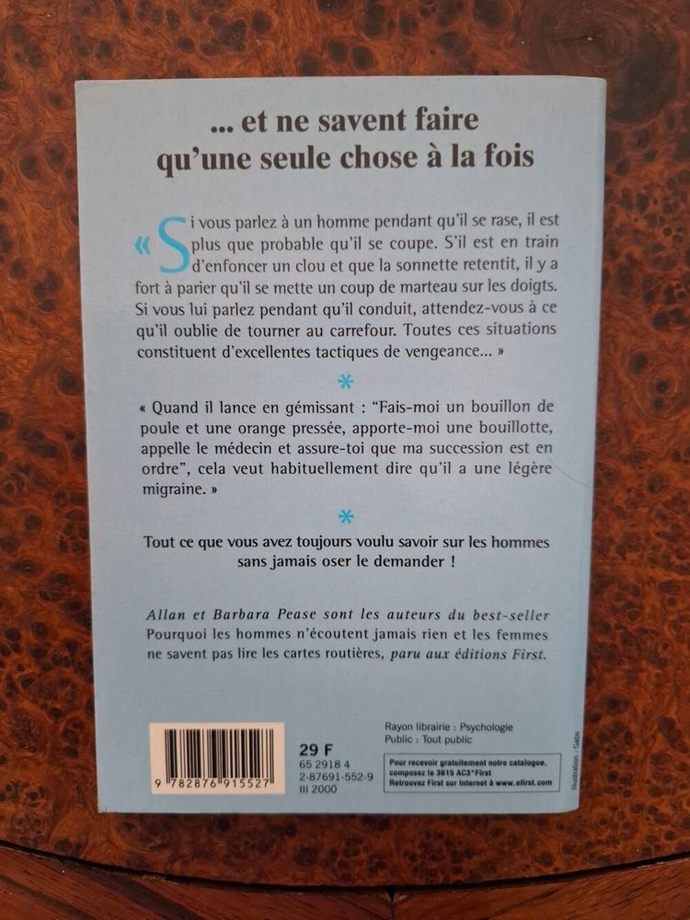 Pourquoi les hommes n'&eacute;coutent jamais rien - Pease 2000 - BE Livres et BD