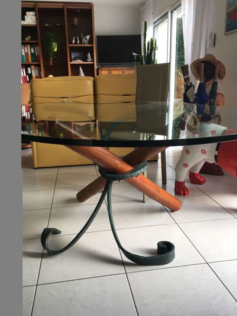 Table de salle  manger ROCHE BOBOIS 800 Ambon (56)