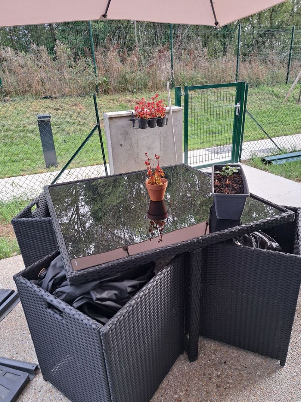 ensemble table de jardin Jardin
