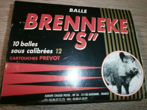 Boite neuve Balle BRENNEKE 24 g (calibre 12 )  12 Tugéras-Saint-Maurice (17)