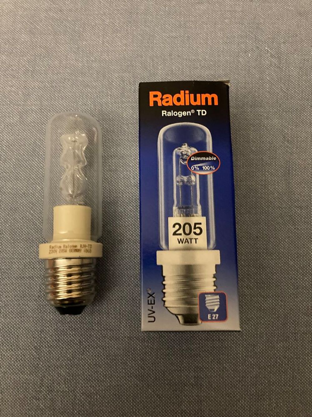 LAMPES HALOGENE E27 205W TUBULAIRE NEUVE - RARE
QUANTITE 24 Décoration
