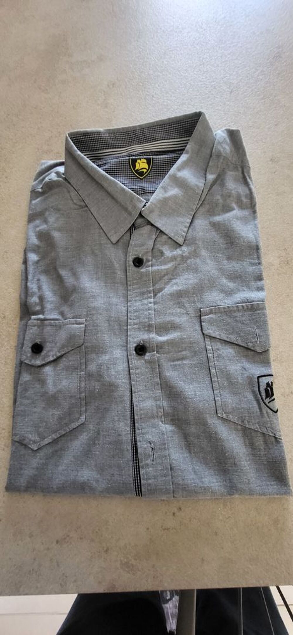 CHEMISE TAILLE XXL STADE ROCHELAIS RUGBY (1052) Vêtements