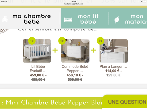 lit Bebe avec commode et plan  langer 0 Les Ponts-de-C (49)