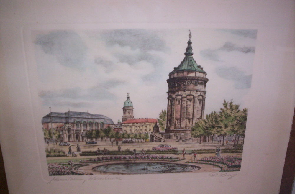 LITHOGRAPHIE en couleur 