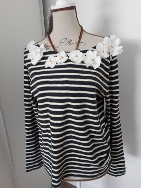 Pull sweat marinière neuf Léon & Harper taille M 40 Le Plessis-Trévise (94)