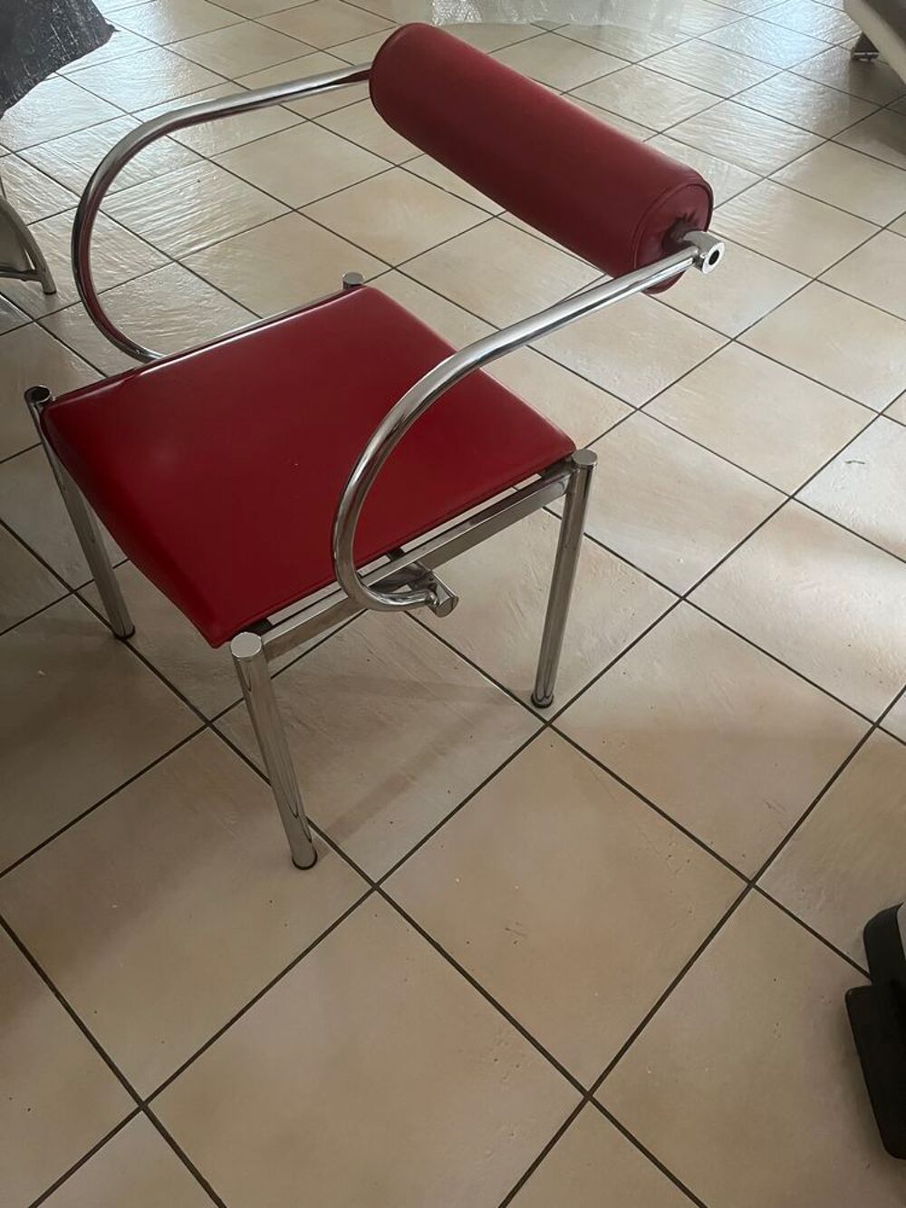 Chaise rouge lot de deux Meubles