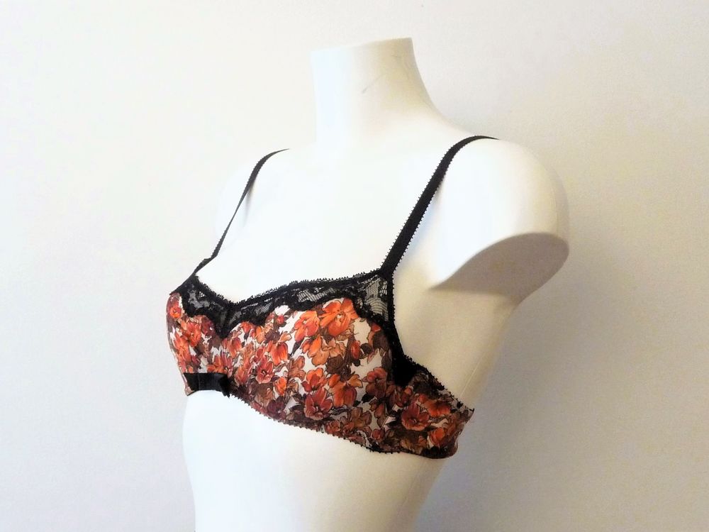 Soutien Gorge/ Brassi&egrave;re Armatures Marron Orang&eacute; Noir- Etam Vêtements