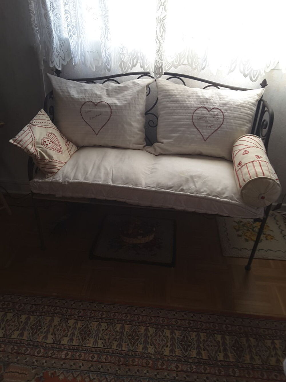 Banquette fer forger Meubles