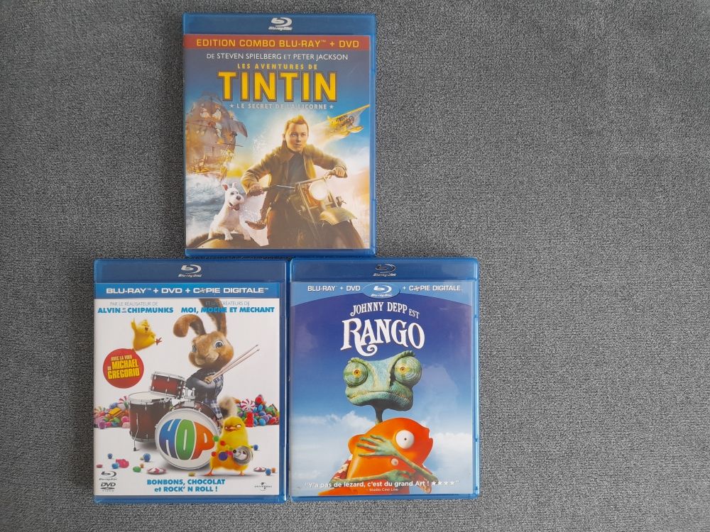 32 BLU-RAY = 3 euros pi&egrave;ce DVD et blu-ray