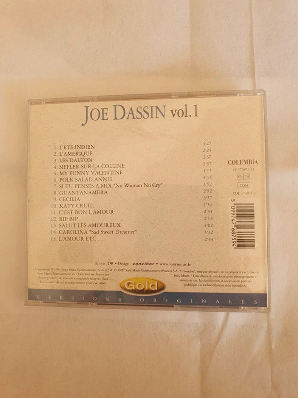 Cd Joe dassin 
CD et vinyles