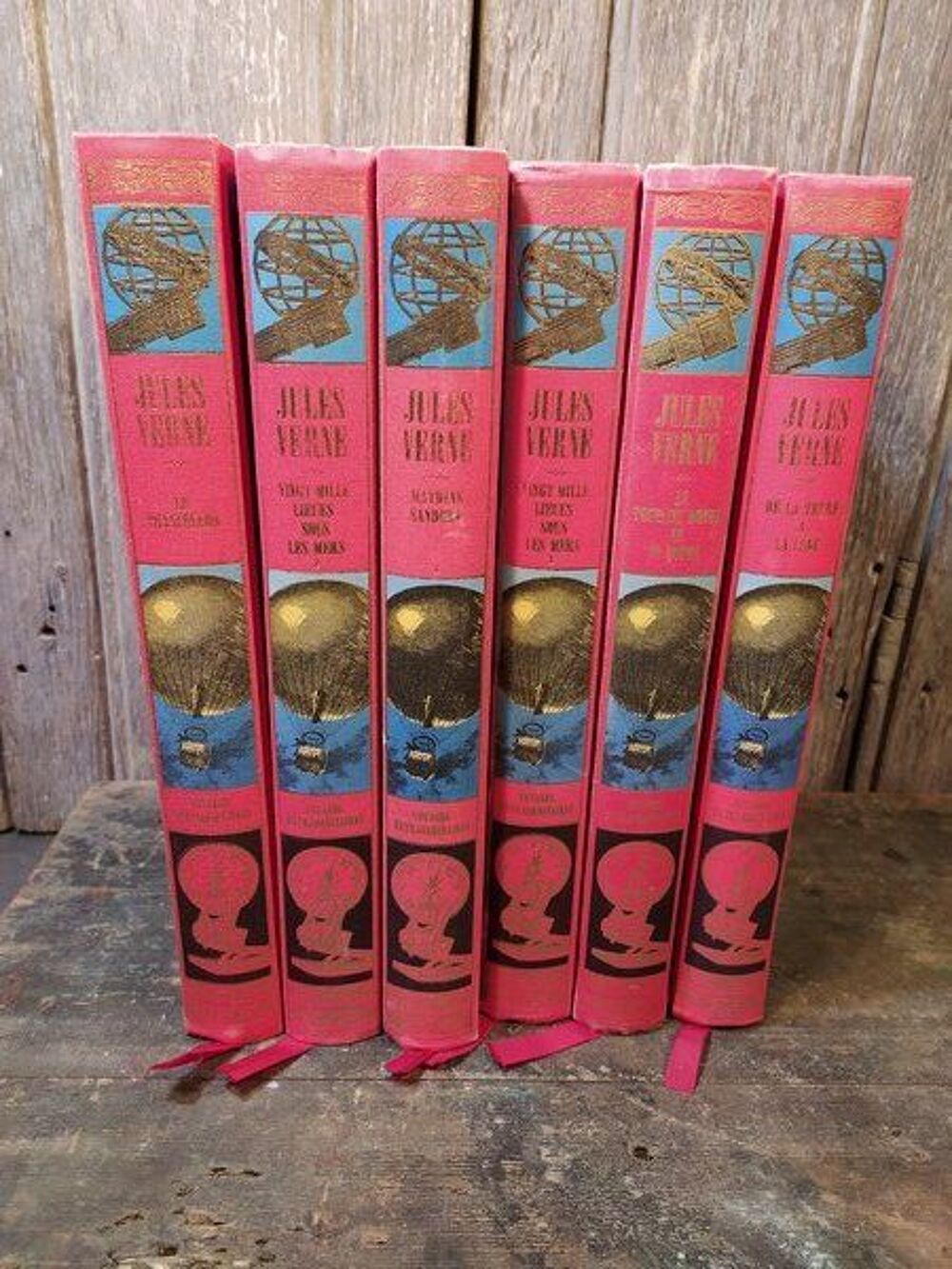 Livres Jules Verne Les Voyages Extraordinaires 6 Volumes Livres et BD
