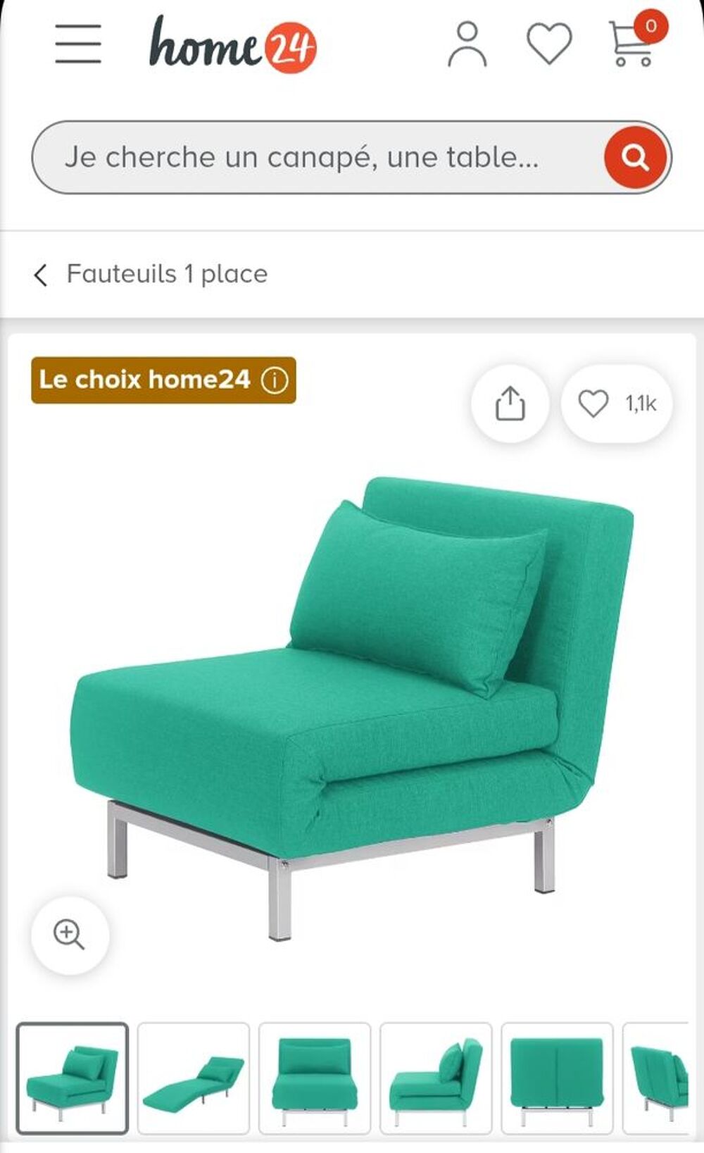 lot de 4 fauteuils ou &agrave; l'unit&eacute; Meubles