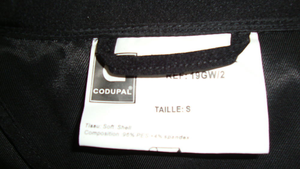 veste softshell noire neuve Vêtements