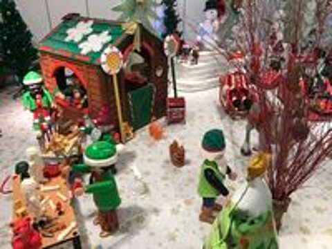   scène géante Playmobil Noël XXL 