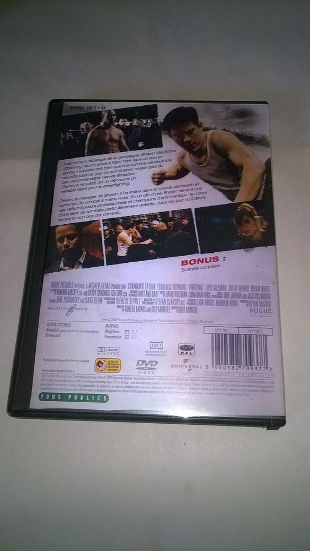 DVD Fighting
Version longue non censur&eacute;e
2009
Excellent e DVD et blu-ray