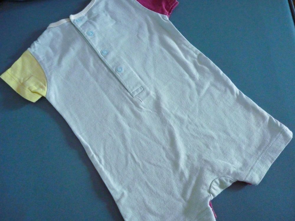 Body combinaison fille b&eacute;b&eacute; vertbaudet 6 mois multicolore TB Vêtements enfants
