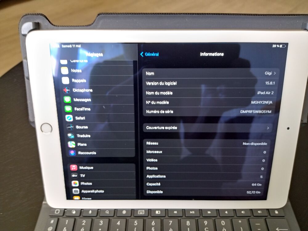 iPad air 2 wifi cellular Matériel informatique