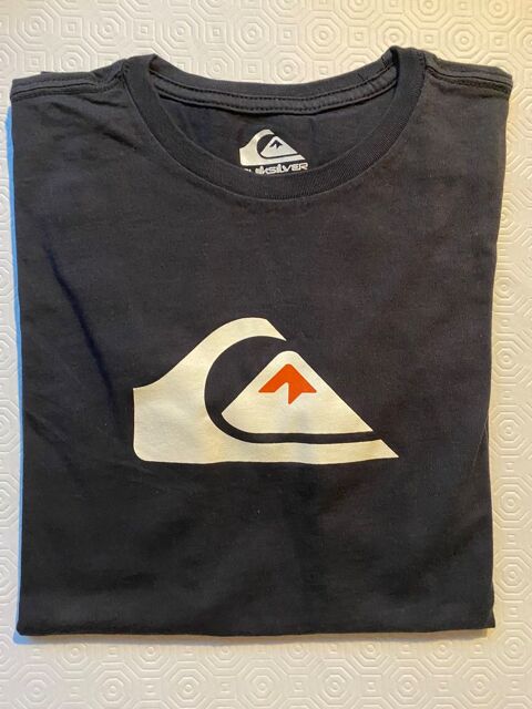 T-shirt QuikSilver noir blanc orange 10 Paris 20 (75)