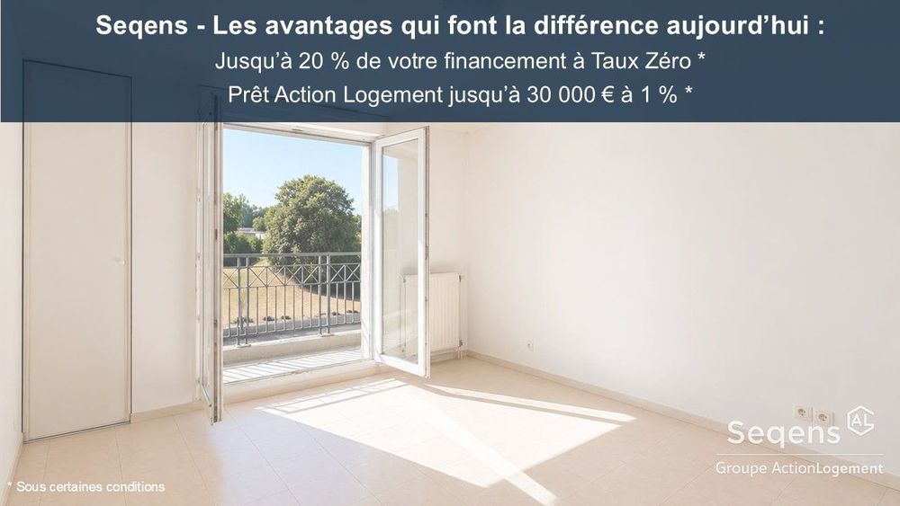 Vente Appartement T2 - 44.1m ² Villepinte