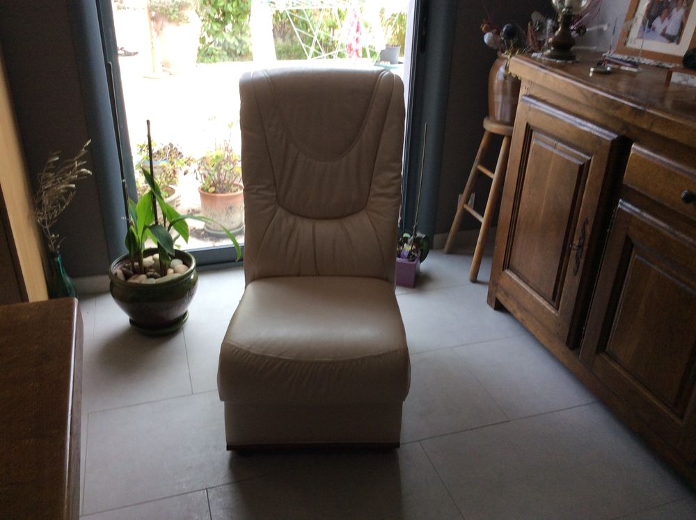 Canap&eacute; fixe cuir 5 places Meubles