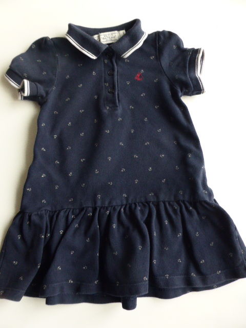 Petit Bateau robe bleue marine motif ancre 3 ans 5 Rueil-Malmaison (92)