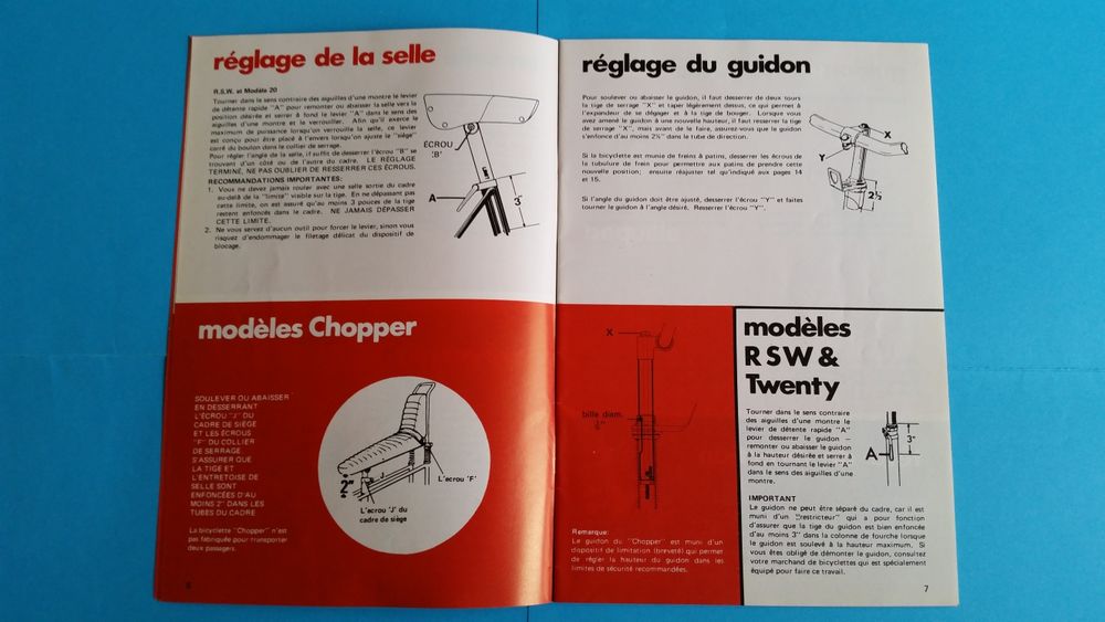 V&Eacute;LOS * RALEIGH Vélos
