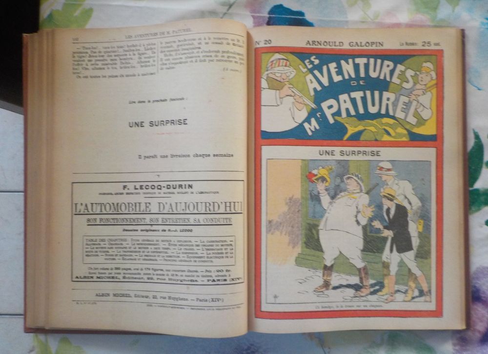 LES AVENTURES DE Mr PATUREL N&deg;1 &agrave; 50 1929 de ARNOULD GALOPIN Livres et BD