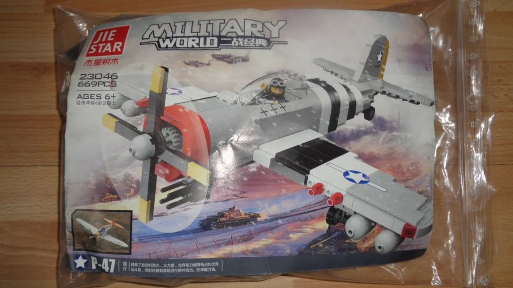 JIE STAR 23046 S&eacute;rie D'avions P-47 Fighter Jeux / jouets