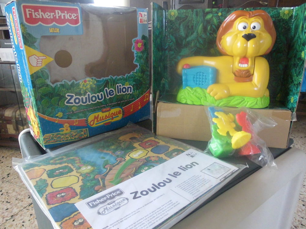 ZOULOU LE LION DE FISHER PRICE NEUF Jeux / jouets