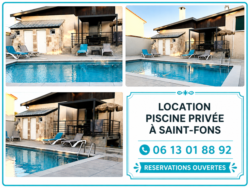  piscine privée sans vis-à-vis à Saint-Fons ? 