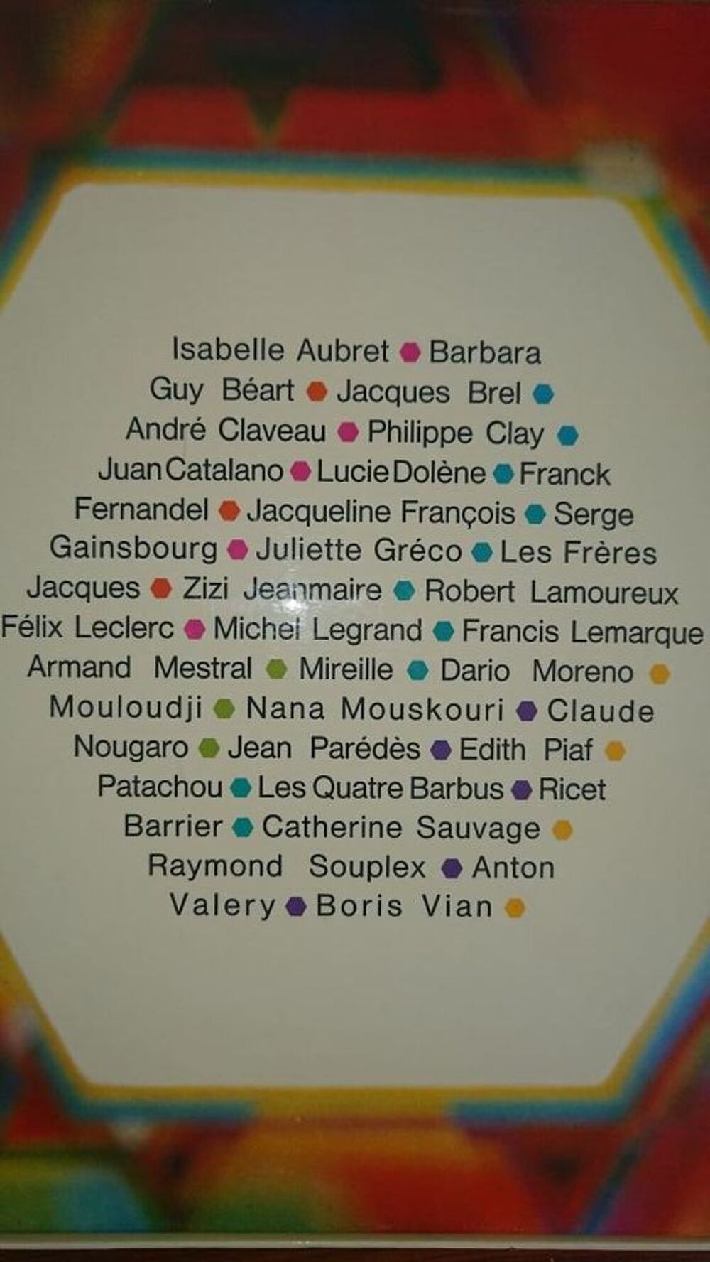 Coffret disques 33t " Leurs lus belles chansons " CD et vinyles