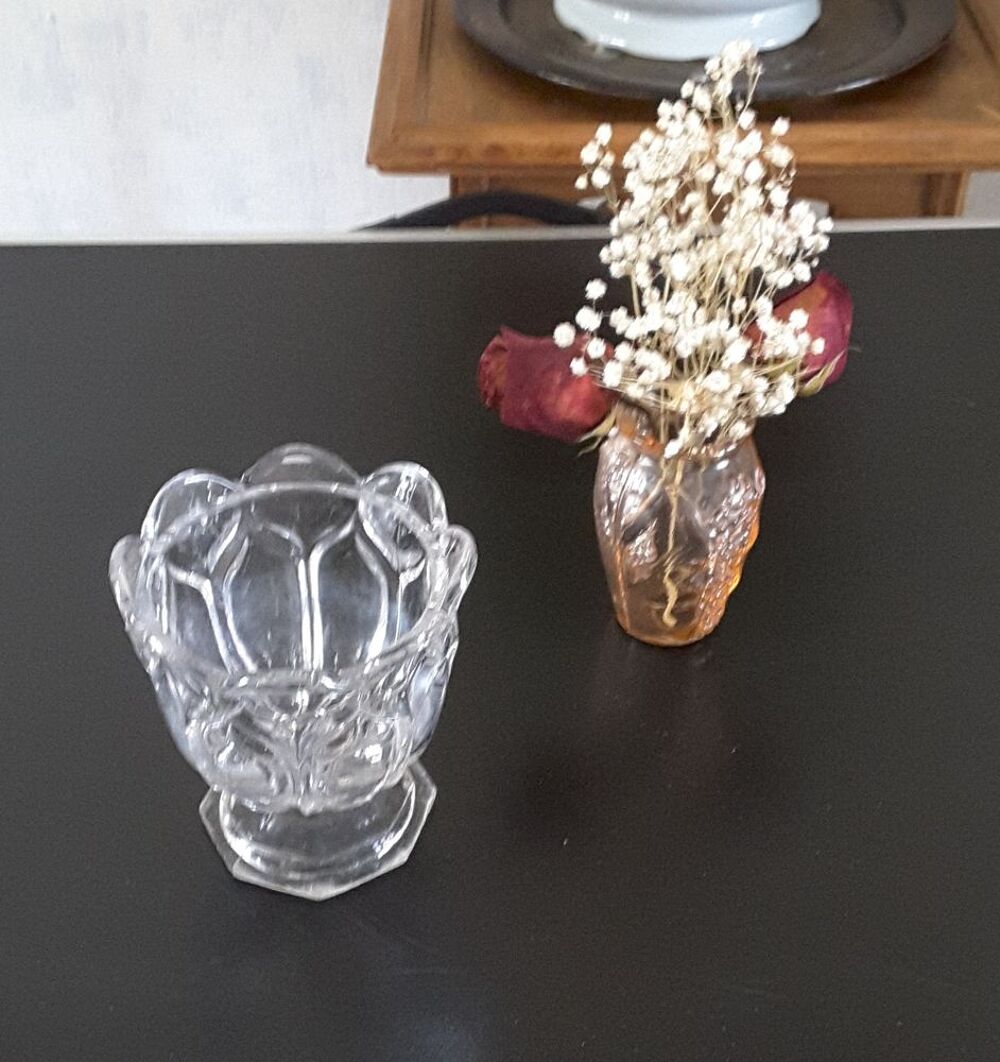 Vase ou coupe en verre ? Ancien Décoration