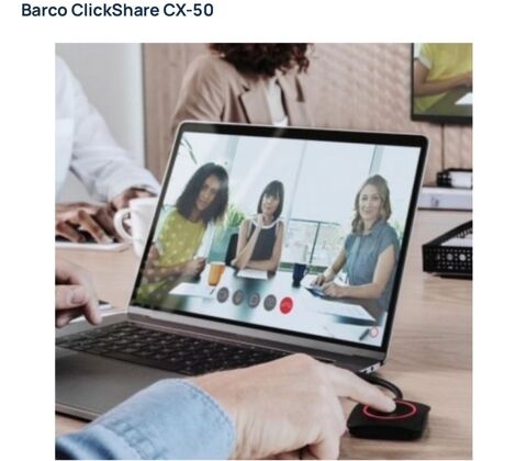 Système de visioconférence sans fil "ClickShare CX-50" Barco 999 94600 Choisy-le-roi