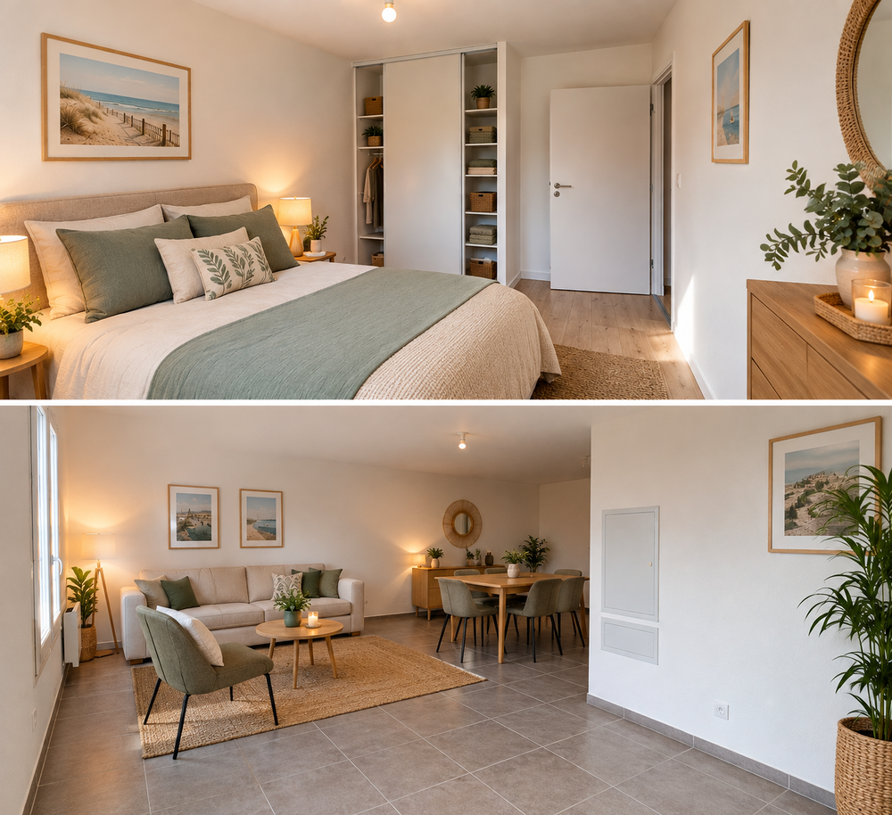 Vente Appartement NOIRMOUTIER-EN-L'ÎLE ? Appartement 3 pièces de 62,69 m² Angers