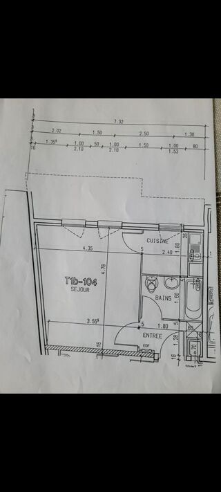  Appartement à louer 1 pièce 30 m²