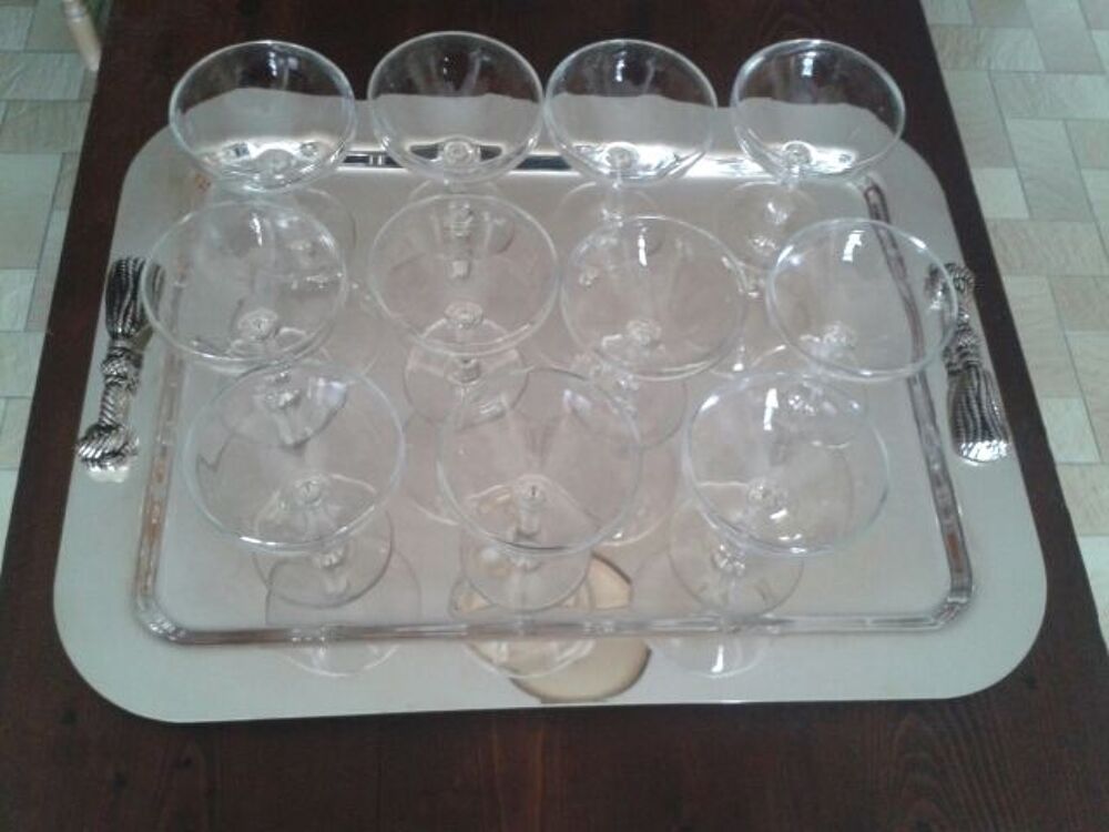 Lot de 11 coupes &agrave; champagne Décoration