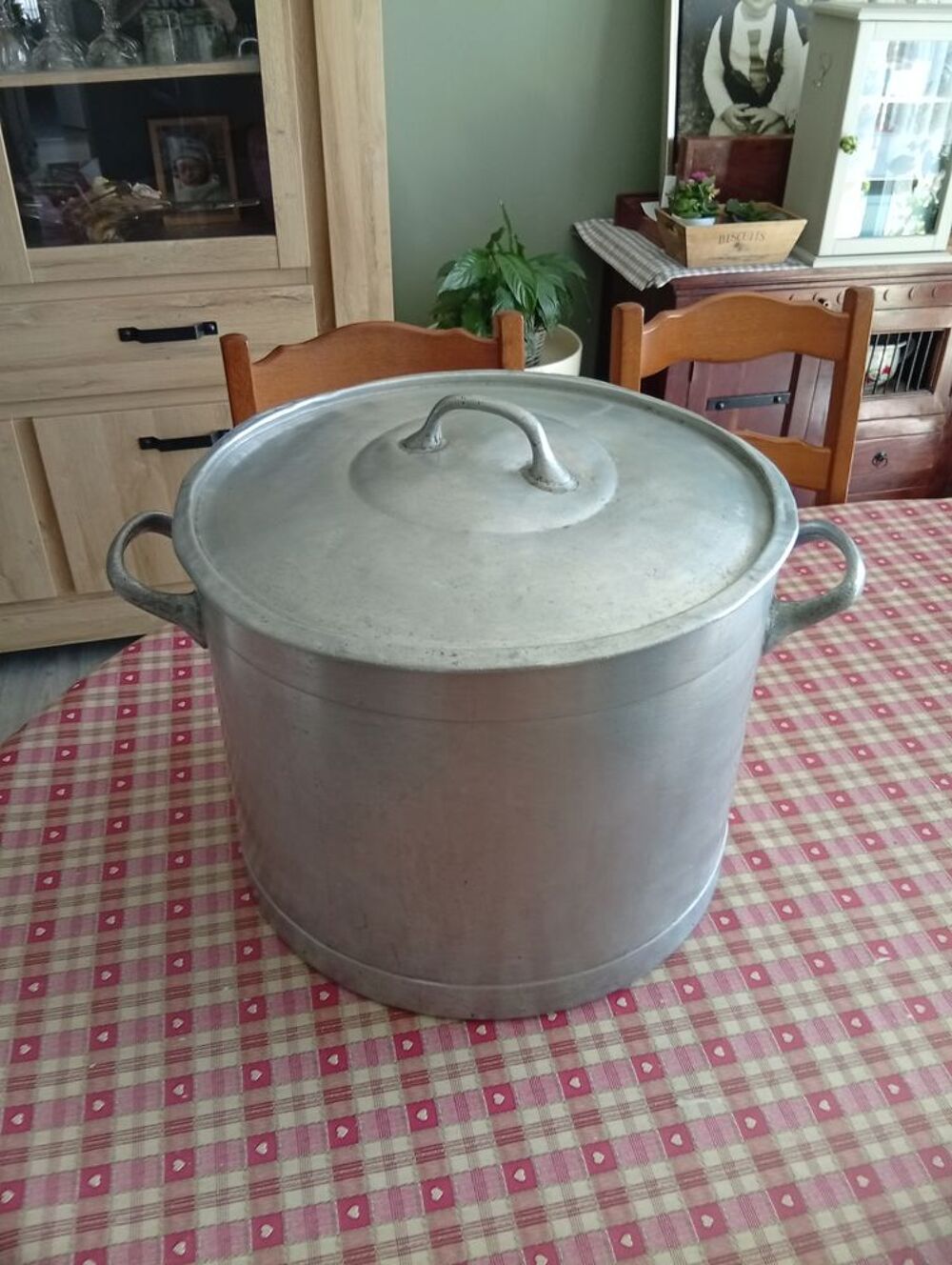 marmite contenance 70l en aluminium Cuisine