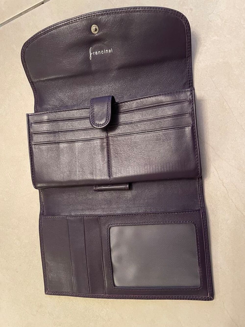 Pochette en cuir Maroquinerie