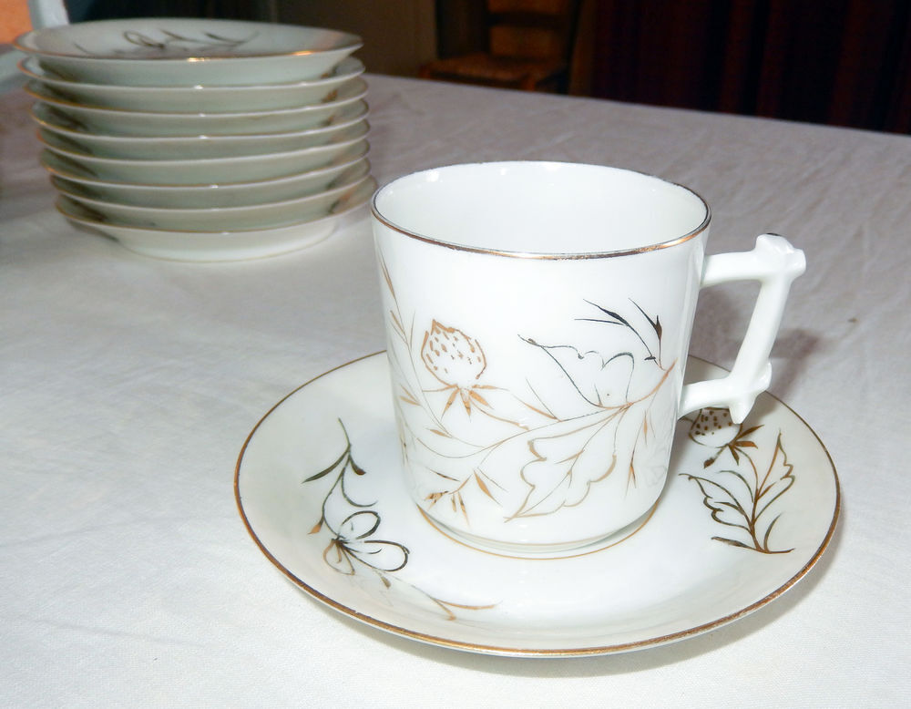 Service &agrave; caf&eacute; porcelaine ancien Cuisine