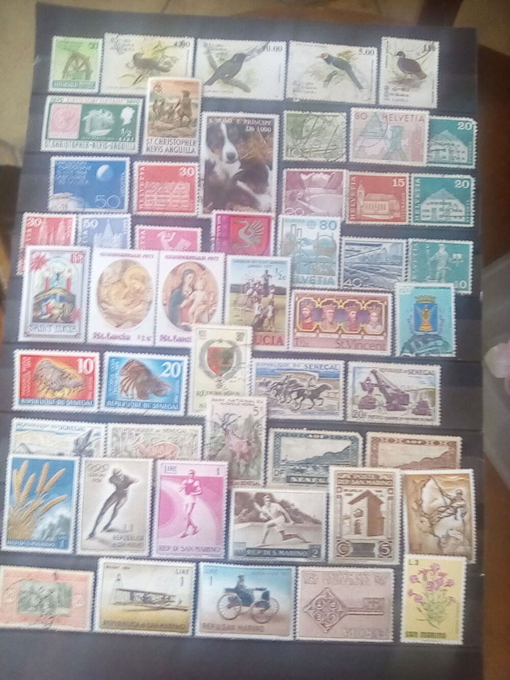 Timbres O et N LOT A 