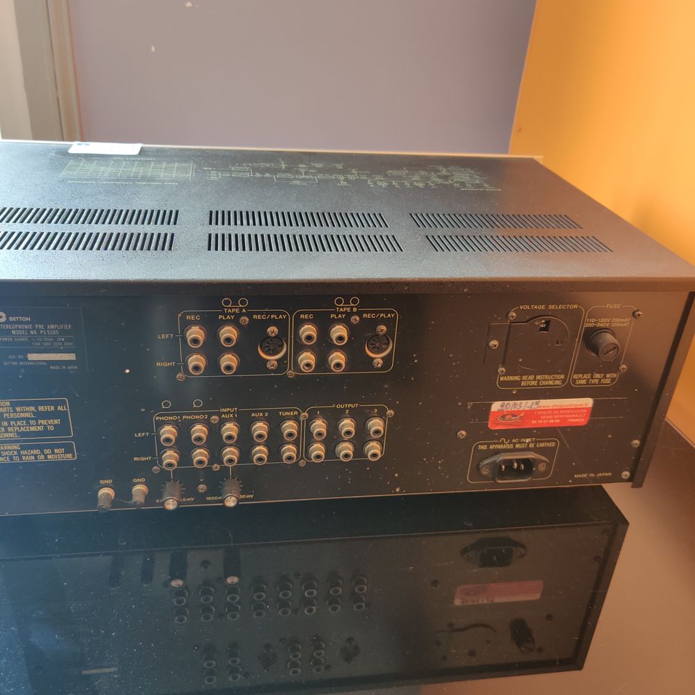 SETTON PS 5500 Audio et hifi