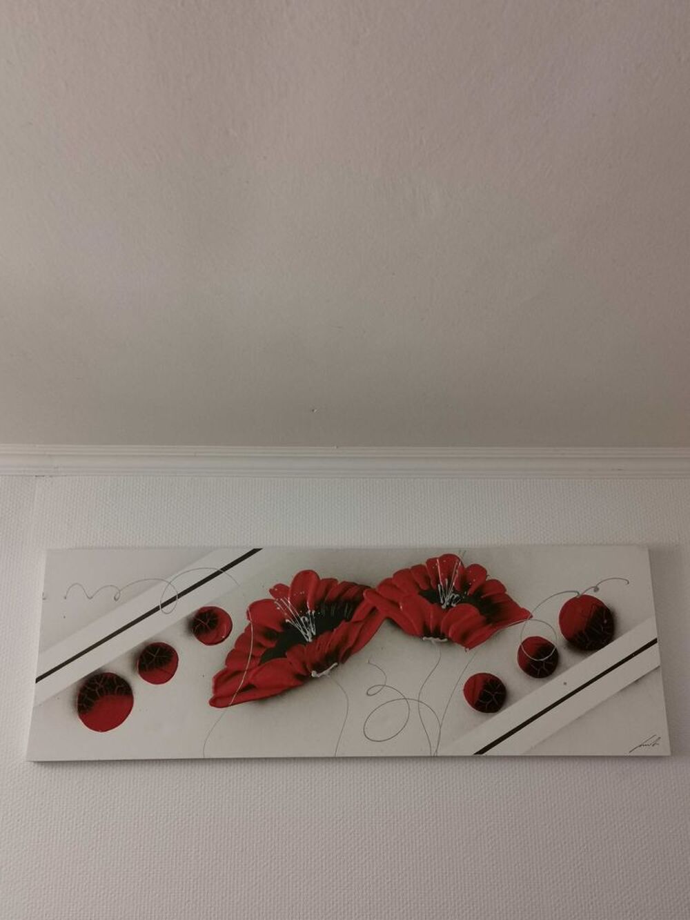 Tableau, Coquelicots &agrave; suspendre Décoration